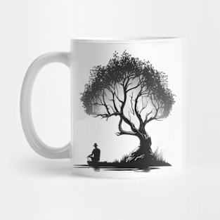 Meditation under a Tree - Designs for a Green Future Mug